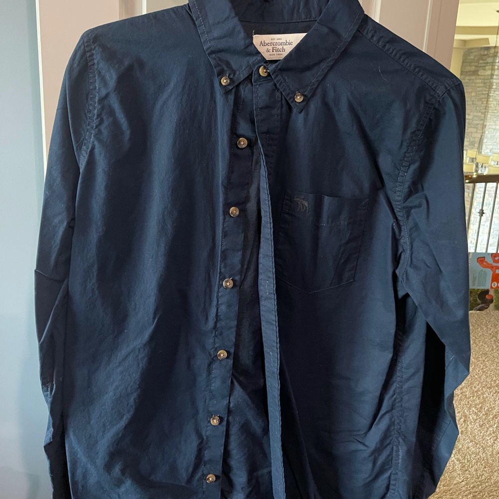 American eagle long sleeve button up